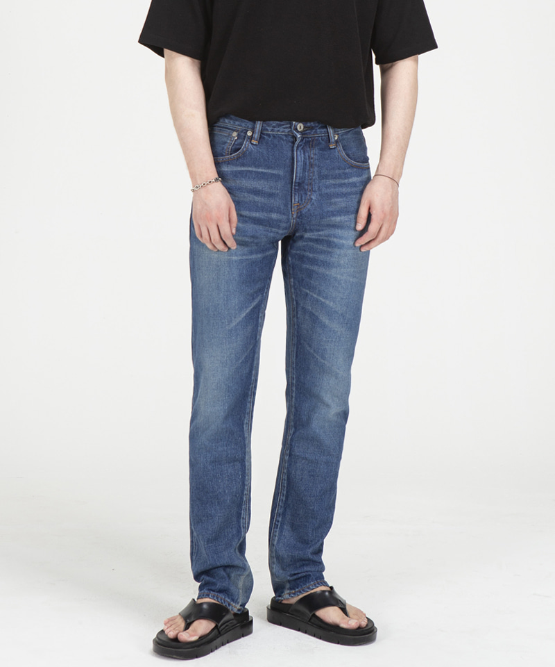 71008 JAPANBLUE COLLECTION SELVEDGE JEANS  [MIDDLE BLUE]